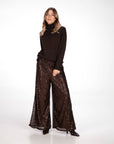 PANTA PALAZZO PAILLETTES JOSIE MORO