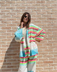 KIMONO AZTECO FLUO
