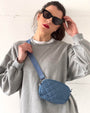 BLUE JEAN BUM BAG DENIM CHIARO