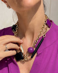 COLLANA ANDENES VIOLA