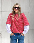 T-SHIRT MELODY ROSSO