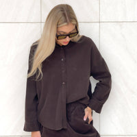 CAMICIA MARYMO CHOCOLATE