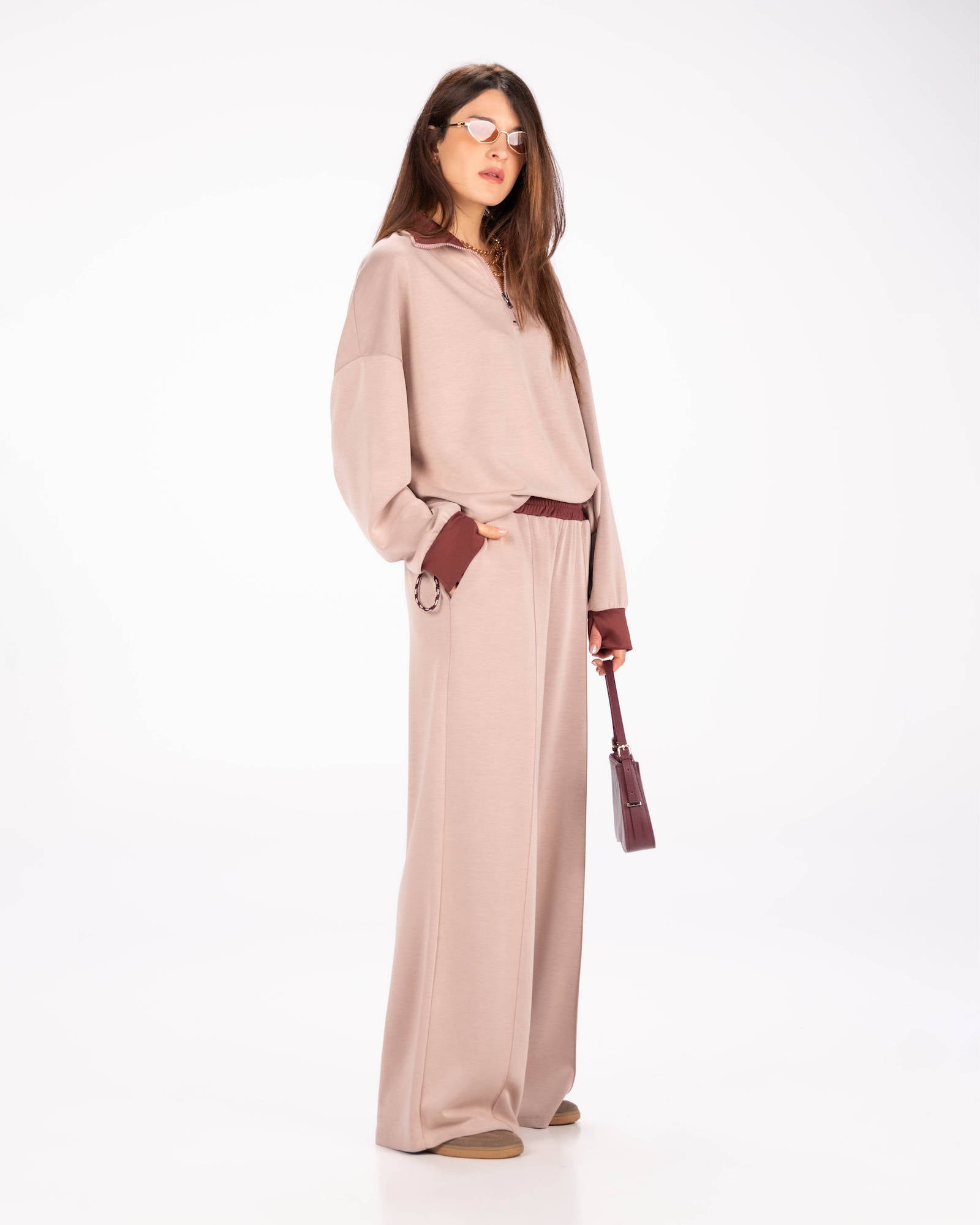 PANTALONE ORLANDO CIPRIA BORDEAUX