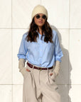 CAMICIA KAREN CELESTE OXFORD