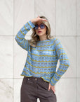 MAGLIA TRICOT MARILLA CIELO OLIVA
