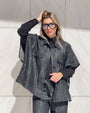 CAMICIA KIMONO FRANKLIN NERO