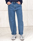 DENIM BARREL STONE WASH