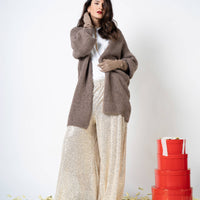 MAXI CARDIGAN COMFY FANGO