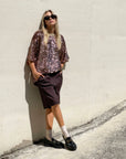 BLUSA PAILLETTES BETTY CHOCO
