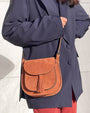 BORSA  IN PELLE ARIEL CUOIO