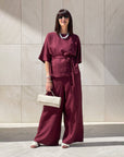 PANTALONE DORIS BORDEAUX