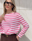 T-SHIRT BINARIO ROSA