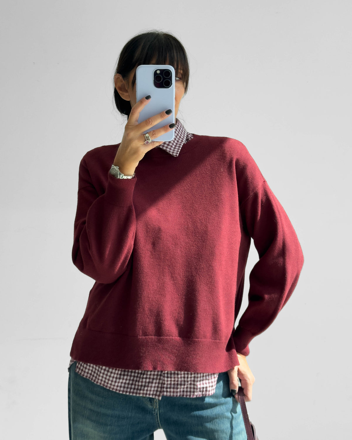 PULL FABIAN BORDEAUX