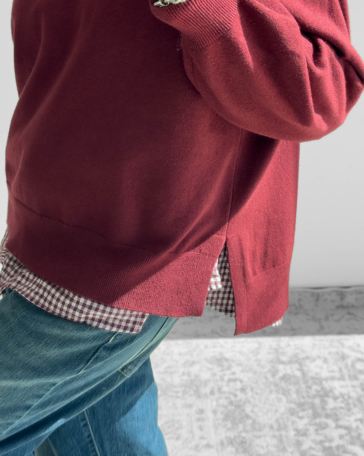 PULL FABIAN BORDEAUX