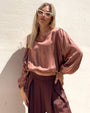 BLUSA SATIN JADE' CASTAGNA