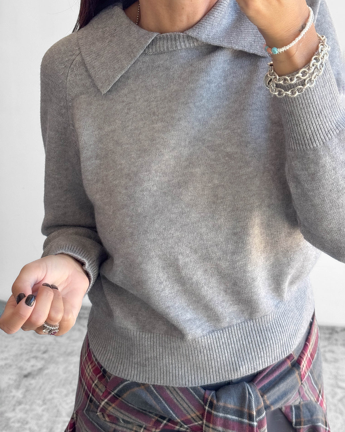 PULL POLO GIULY GRIGIO