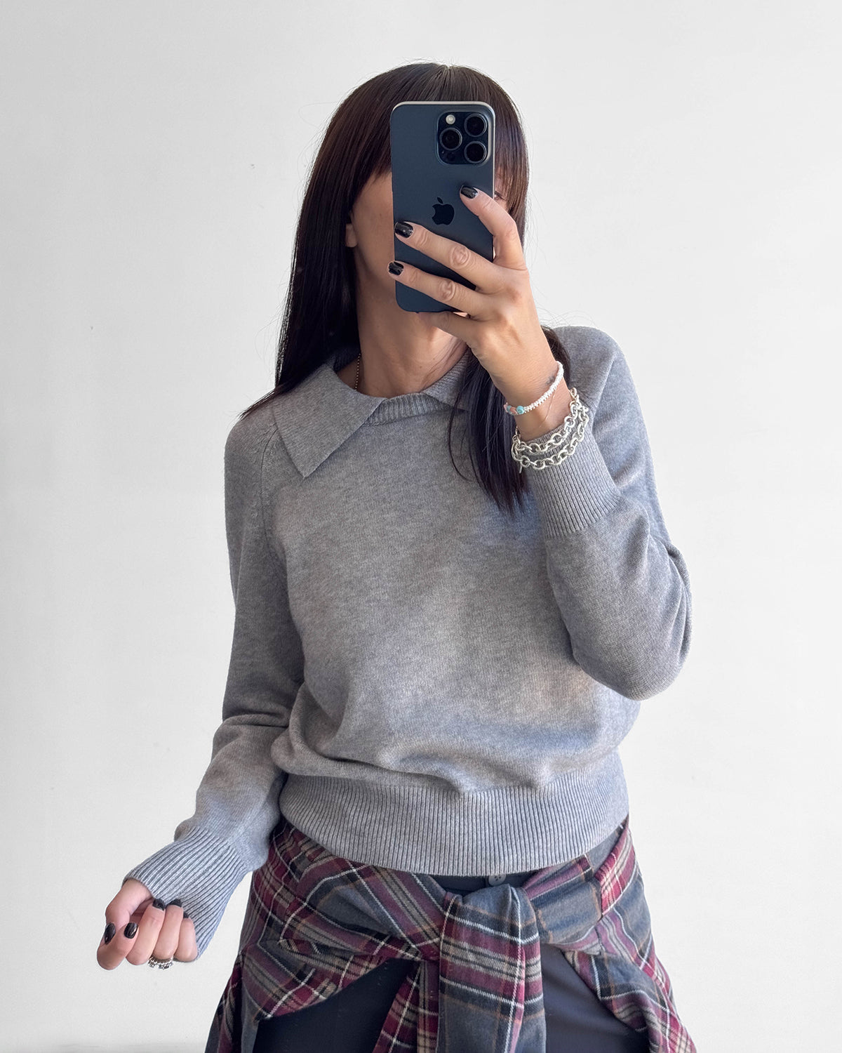 PULL POLO GIULY GRIGIO