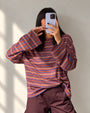 T-SHIRT HADEN MATTONE VIOLA