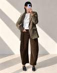 PANTALONE VELLUTO KIMBER MORO