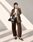 PANTALONE VELLUTO KIMBER MORO