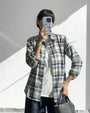 CAMICIA CHECK LORA BLU