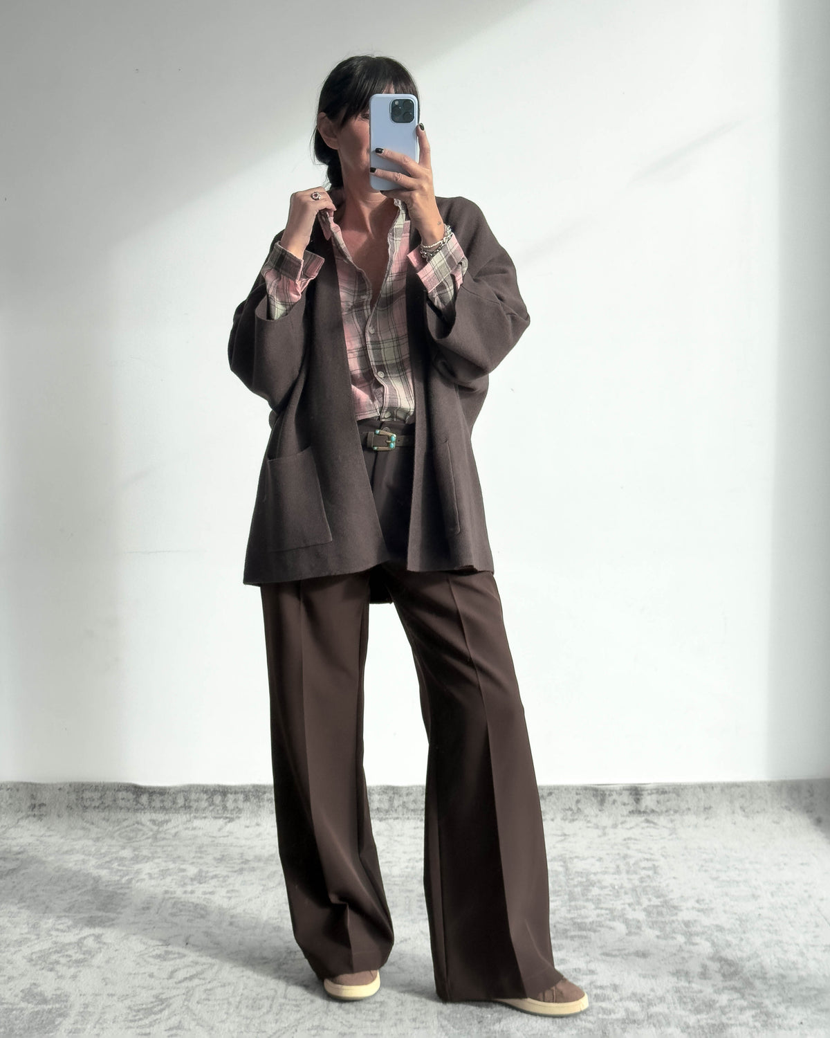 CAMICIA CHECK LORA PINK