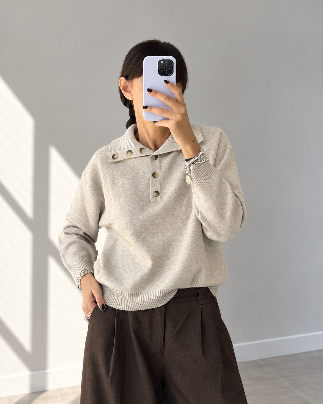 MAGLIA POLO MARTA BEIGE
