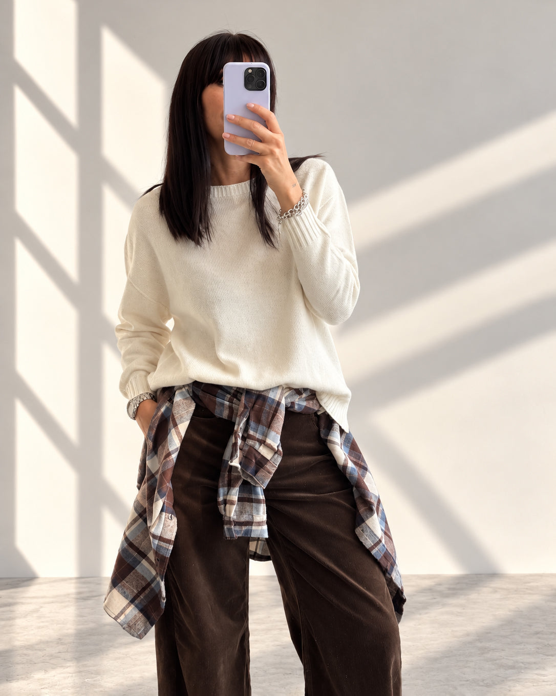 PULL IN MISTO CASHMERE OLYMPE PANNA