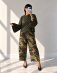 PANTALONE OLIMPIA CAMOUFLAGE CHIARO