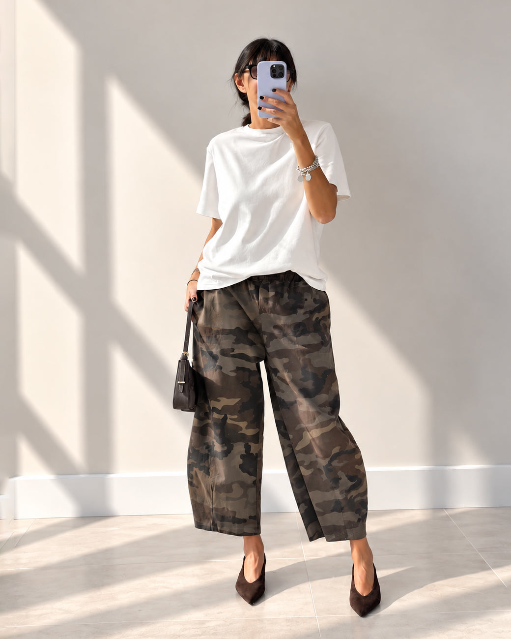 PANTALONE OLIMPIA CAMOUFLAGE SCURO