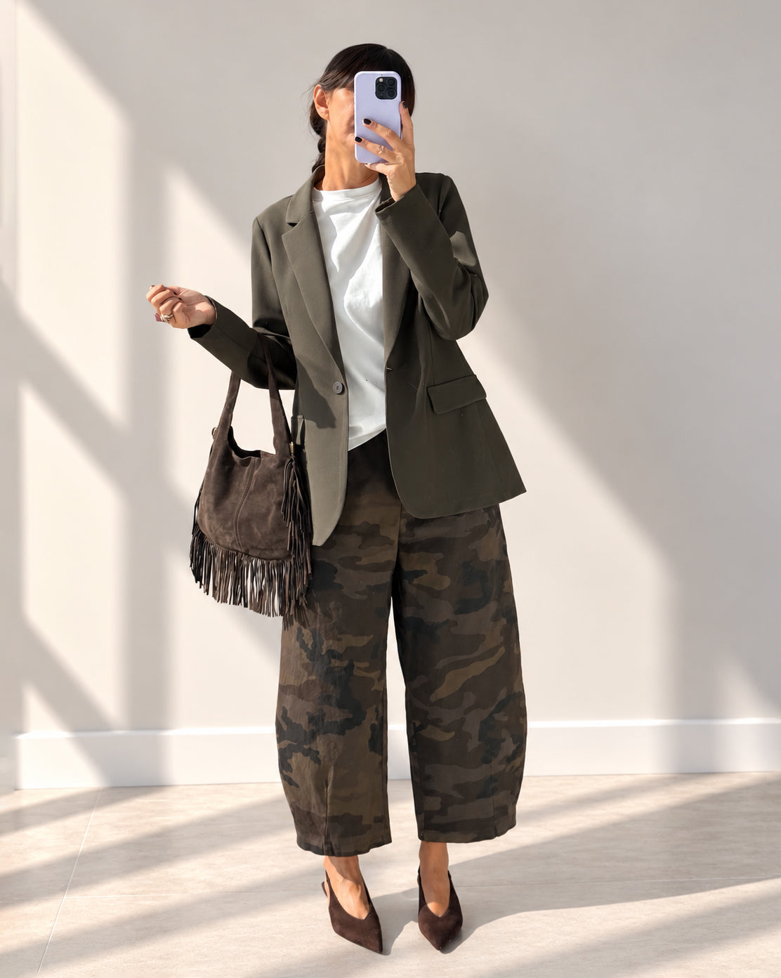 PANTALONE OLIMPIA CAMOUFLAGE SCURO