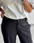PANTALONE NIVEN PIOMBO