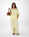 CAMICIA LARAH GIALLO PASTELLO
