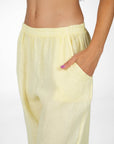 PANTALONE LARAH GIALLO PASTELLO