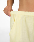 PANTALONE LARAH GIALLO PASTELLO