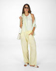 PANTALONE LARAH GIALLO PASTELLO