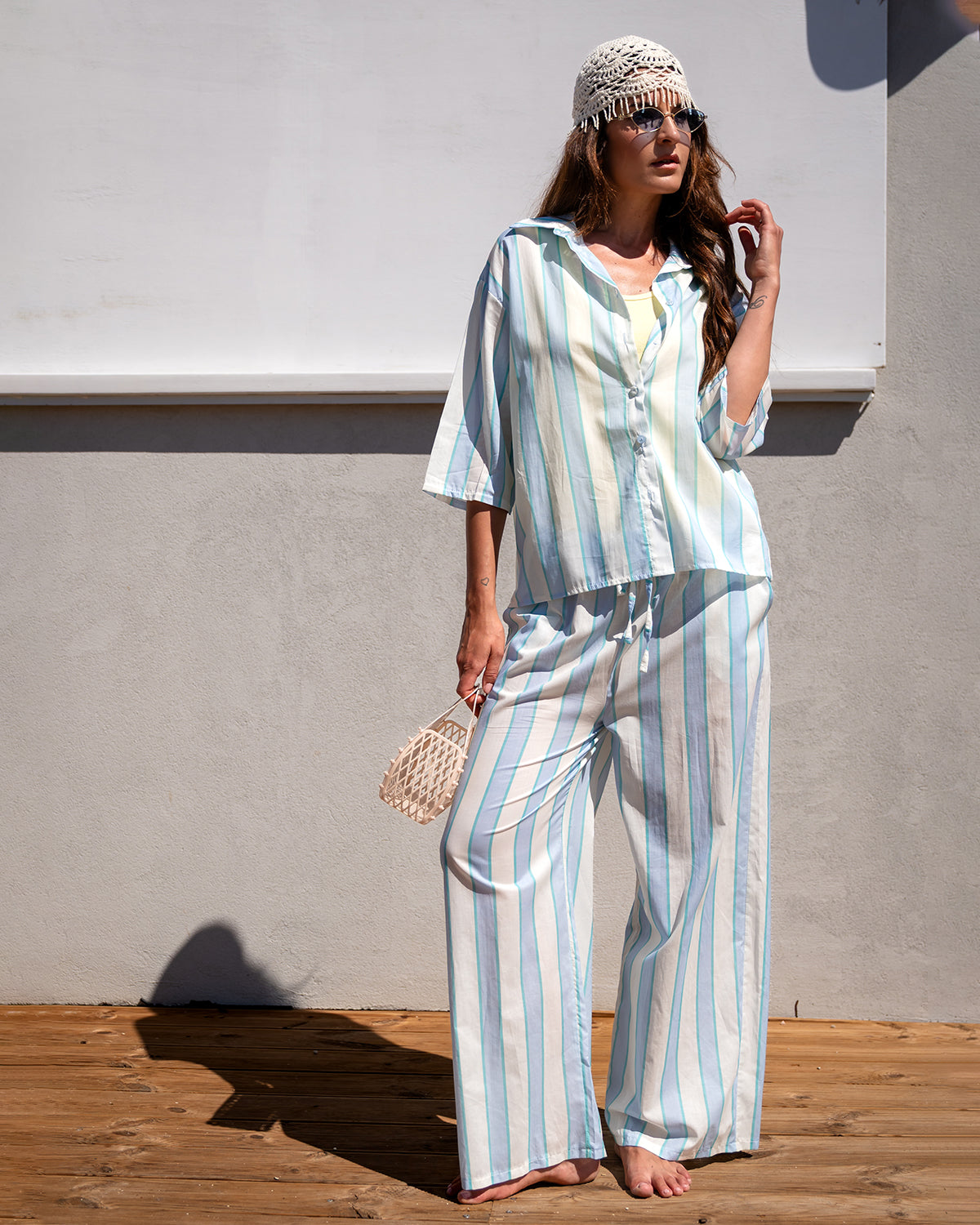 PANTALONE WILLOW CELESTE