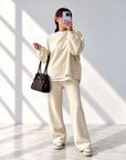 PANTALONE PERLA BURRO