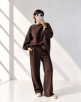 PANTALONE PERLA CHOCOLATE