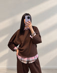 COMPLETO FELPA POLLON CHOCO
