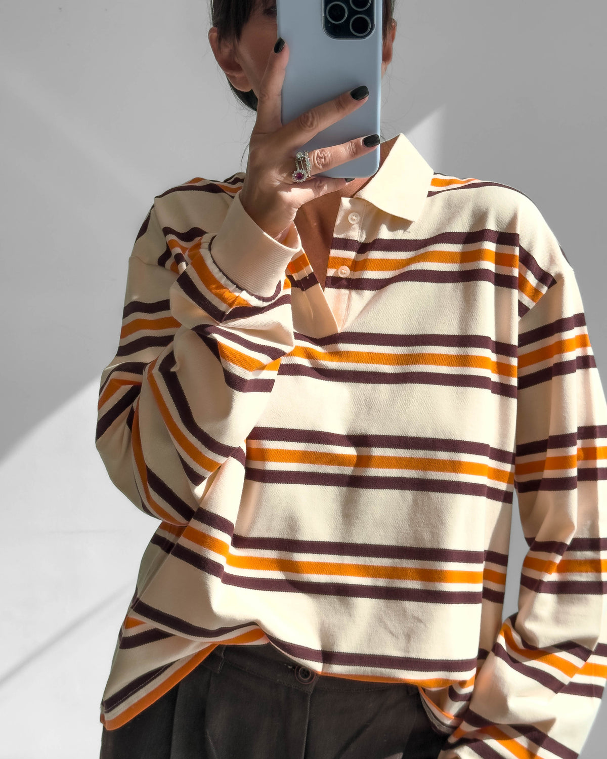 POLO RIGA CON POLSINO CREMINO