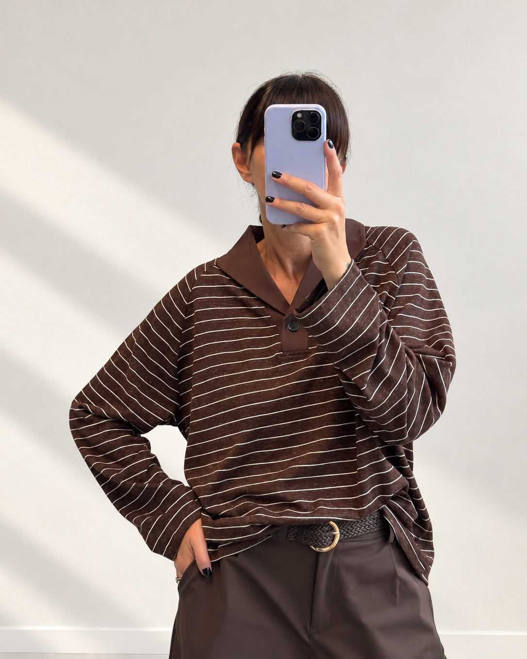 T-SHIRT POLO MILANO CHOCO