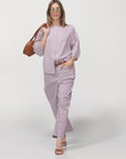 PANTALONE NADINA LAVANDA BLU