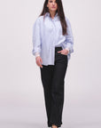 CAMICIA NINA CELESTE