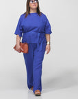 BLUSA CHLOE BLU VIOLA