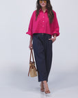 CAMICIA AVA LACCA ROSSO