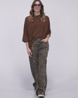 MAGLIA IN VISCOSA LIVELY MARRONE