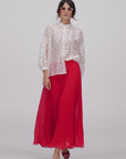 CAMICIA VIVIAN POIS PANNA ROSSO