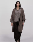 MAXI CARDIGAN COMFY NOCE