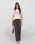 T-SHIRT SOHO BIANCO FLUO
